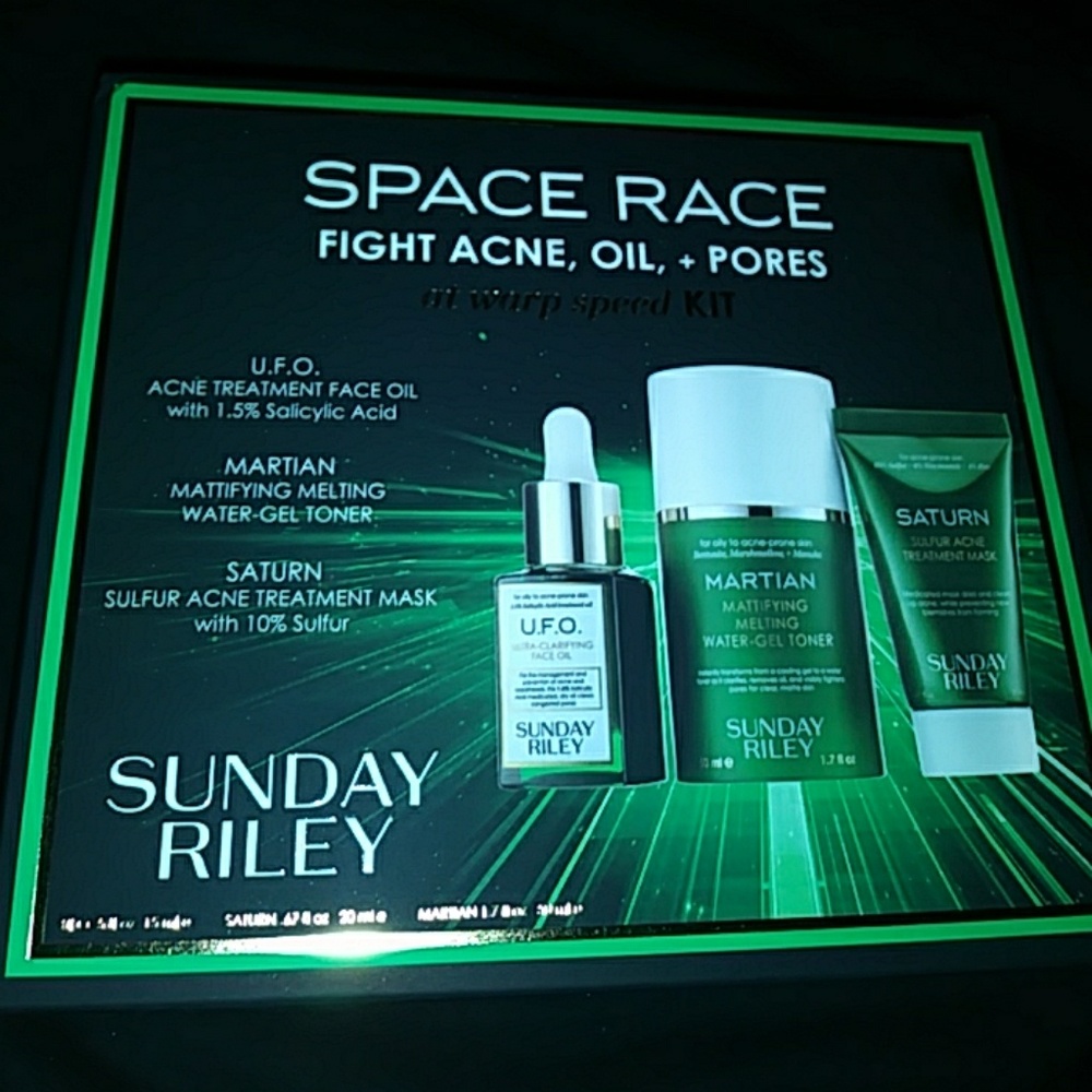 Space race fight acne oil + pores new!!!